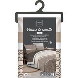 Douceur d intérieur Smeđa pamučna posteljina za bračni krevet/za produženi krevet s uključenom plahtom/6-dijelna 240x220 cm Pacha – | shoptok.hr