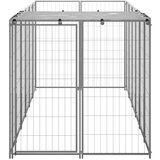  Kavez za pse srebrni 330 x 110 x 110 cm čelični | shoptok.hr