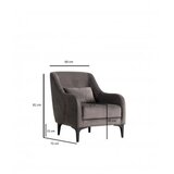 Atelier Del Sofa Fotelja Astana 60x81x72cm Bež | Eponuda.ba