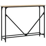  Konzolni stol boja hrasta 102 x 22 5 x 75 cm konstruirano drvo | shoptok.hr