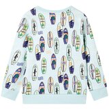  Dječja topla majica nježnoplava prošarana 116 | shoptok.hr