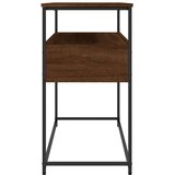  Konzolni stol boja smeđeg hrasta 100x40x75 cm konstruirano drvo | shoptok.hr