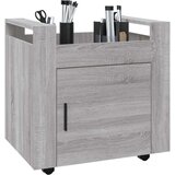 Kolica Voziček za pisalno mizo siva sonoma 60x45x60 cm inženirski les, (20826816) | Shoptok.si
