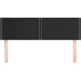  Uzglavlja 2 kom crna 72 x 5 x 78/88 cm od umjetne kože | shoptok.hr