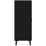  Komoda crna 70x34x90 cm od konstruiranog drva | shoptok.hr