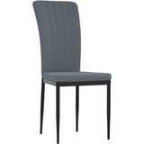  Jedilni stoli 2 kosa temno siv žamet, (20699607) | Shoptok.si