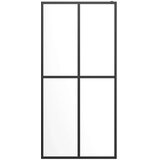 Pregrada Steklena pregrada za tuš prozorno kaljeno steklo 140x195 cm, (20683999) | Shoptok.si
