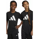 Adidas Otroška kratka majica U TR-ES LOGO črna barva