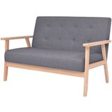  2-dijelna garnitura od tkanine tamnosiva | shoptok.hr