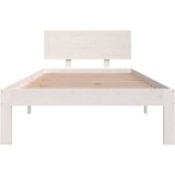  Za krevet od masivne borovine bijeli 90 x 200 cm | shoptok.hr