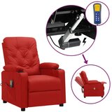  Masažni stol s funkcijo vstajanja vinsko rdeče umetno usnje, (20920996) | Shoptok.si