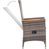  5-dijelni vrtni blagovaonski set s jastucima sivi | shoptok.hr