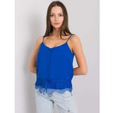 Fashion Hunters Cobalt top with buttons Cene