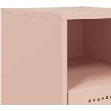 vidaXL Noćni ormarići 2 kom ružičasti 36 x 39 x 60,5 cm čelični | shoptok.hr