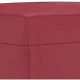  3-dijelni set sofa s jastucima boja vina od umjetne kože | shoptok.hr