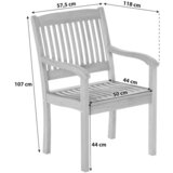 Gardenson Vrtni Stol Maracaibo, Masivno | Shoptok.si