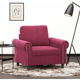  The Living Store Fotelj vinsko rdeč 60 cm žamet - Enosed, (21454904) | Shoptok.si