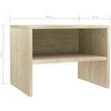  Nočna omarica sonoma hrast 40x30x30 cm iverna plošča, (20623914) | Shoptok.si