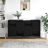  Komode 2 pcs Crni hrast | Eponuda.com