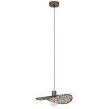 Lesnina XXXL Eglo 44124 - Luster na sajli SWABY 1xE27/60W/230V prečnik 40 cm bronzan Cene