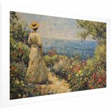  Plakat - Nostalgic impression - a pensive woman contemplating 60x40 Bez okvira s margom | shoptok.hr