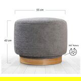 Atelier Del Sofa tabure turneed grey | ePonuda.com