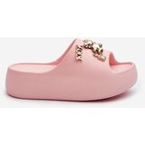 Boto Women's Lightweight Foam Slides with Pink Decorations Orchia | ePonuda.com