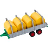  Large Farm Tractor With Trailer And Hay Bales Red Drive | shoptok.hr