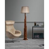  Kule ceviz Ahşap lambader pramit Açık Hasır abajurlu walnut floor lamp | ePonuda.com