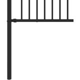  Spike Fence Črna 200 x 130 cm Prašno lakirano jeklo, (5000157958) | Shoptok.si