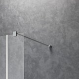 CAMARGUE Meran Mix & Match Zidni profil za poprečno učvršćenje stijene za tuš W3 (Duljina: 100 cm, Srebrna, Namijenjeno za: Meran Mix & Match sustavi tuš kabina) | shoptok.hr