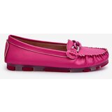 S. BARSKI Suede Comfortable Loafers Fuchsia Giovana | shoptok.hr