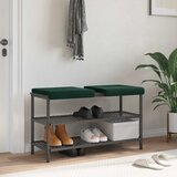  Jastučić za klupu 2 kom. Baršun Tamnozelena Dubina 35 cm | shoptok.hr