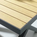 Ambia Garden VRTNA MIZA les, kovina antracit, naravne barve | Shoptok.si