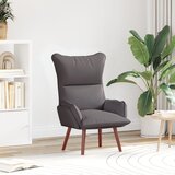 vidaXL Opuštajuća Fotelja Siva Umjetna Koža | shoptok.hr