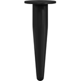  Noge namještaja 2 pcs Crna Ø 40 x 98 mm Željezo | shoptok.hr