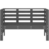  Vrtna klupa siva 111,5 x 53 x 71 cm od masivne borovine | shoptok.hr