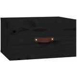 Maison Chic Stenska Nočna omarica - Nočna miza črna 40x29,5x22 cm, (21687605) Cene