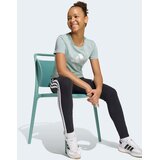 Adidas Funkcionalna majica pastelno zelena / bela | Shoptok.si