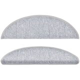  Otirači za stepenice 15 kom svijetlosivi 56 x 17 x 3 cm | shoptok.hr