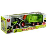  Traktor za sastavljanje s otvorenom prikolicom 43 cm | shoptok.hr