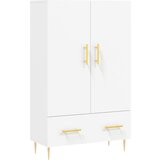 Maison Chic Visoka omara - Komoda - Predalnik bela 69,5x31x115 cm inženirski les, (21719660) Cene