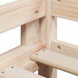  Visoki krevet s krovom 75 x 190 cm od masivne borovine | shoptok.hr