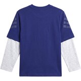 Adidas Majice z dolgimi rokavi FUTURE ICONS 2-IN-1 LONG SLEEVE T-SHIRT Modra | Shoptok.si