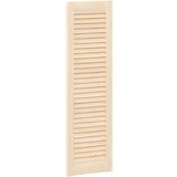 vidaXL Vrata za omarico z letvicami 2 kosa 99x29,5 cm trdna borovina | Shoptok.si
