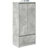 vidaXL Ormarić s ladicom beton sivi 55,5x34x119,5 cm konstruirano drvo | shoptok.hr