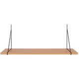 House Nordic Polica v jesenovem dekorju v naravni barvi 80 cm Chiba – | Shoptok.si