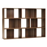 Kave Home Modularni sustav polica 6 kom u dekoru oraha u prirodnoj boji 168x114 cm Litto – | shoptok.hr