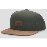 Suede Kapa s šiltom dark olive