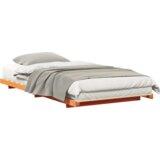  Posteljni okvir Voščeno rjava 80 x 220 cm Trdna borovina, (5000123630) | Shoptok.si